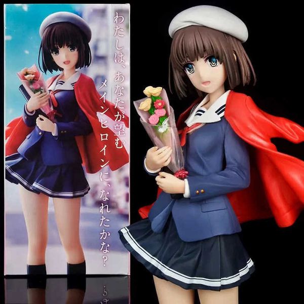 

huiya01 anime saekano how to raise a boring girlfriend megumi kato pvc action figure anime figure model toys doll gift q0722