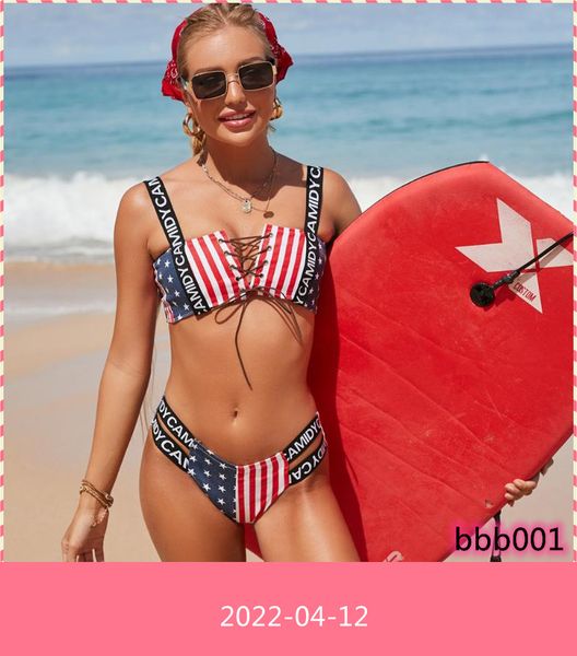

women's tracksuits 2piece set women swimwear 2022 summer denim cotton prints bandage super short bikini suits ladies skinny beach swims, Gray