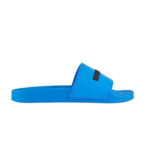 

2022 slippers mens womens slider slides sandals rubber and fur designer flat sole slipper paris piscine pool slide sandal 3d embossing logo, Black