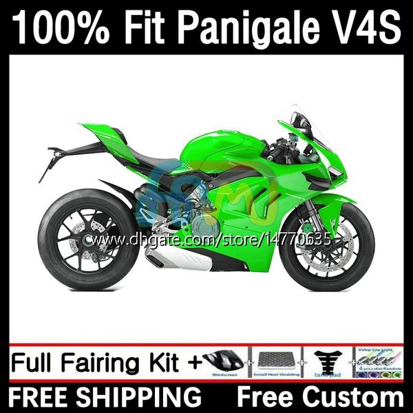 Carene OEM per DUCATI Panigale V 4 V4 S R V4S V4R 18-21 Body Kit 1DH.62 Street Fighter V4-S V4-R V-4S 2018 2019 2020 2021 V-4R 18 19 20 21 Stampo ad iniezione Carrozzeria verde lucido