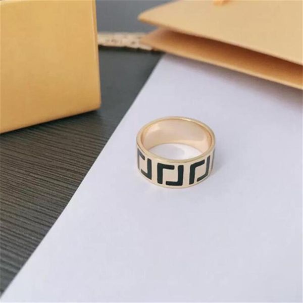 

2022 designer fashion gold band rings luxury men's and women's couples rings jewelry personalized simple ho326m, Silver