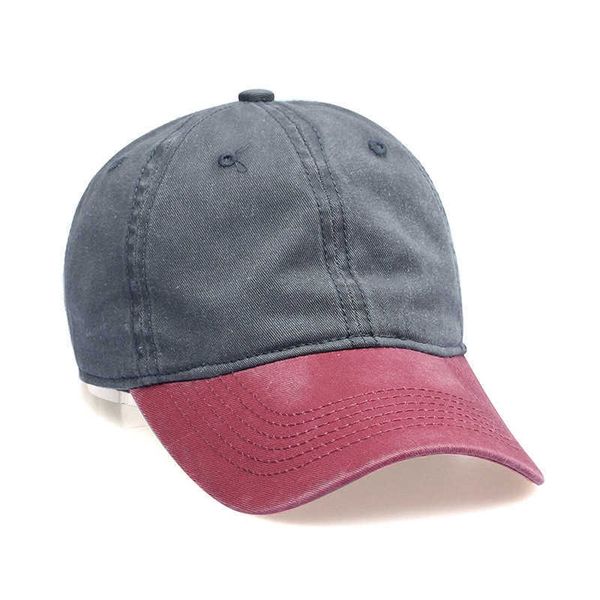 

women's baseball cap two colors summer denim spring hat hip hop fitted male female autumn outdoor sun, Blue;gray
