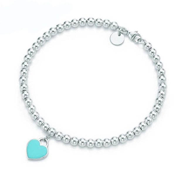 

brand sterling silver 925s classic fashion designer jewelry woman bracelet blue heart golden coil bangle key series h303f, White