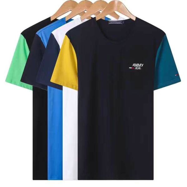 

summer men's and women's famous brand fashion casual couple short sleeve t-shirt comfortable men's t-shirt cym13, White;black