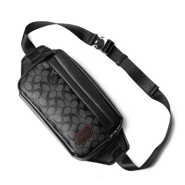 

handbags bags 2022 fashion chest bag tide brand sports shoulder leisure boys' waist small satchel students', Black;red