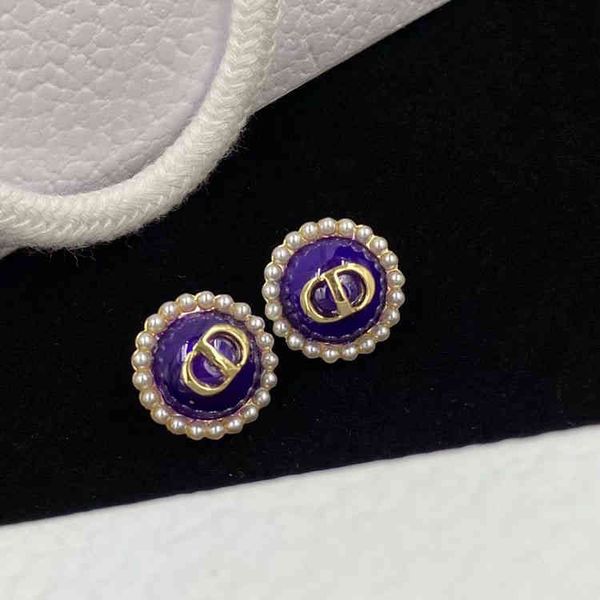 

fine jewellery ornament charm earring drop glue pearl earrings trend personalized women's versatile jewelry earrings, Golden