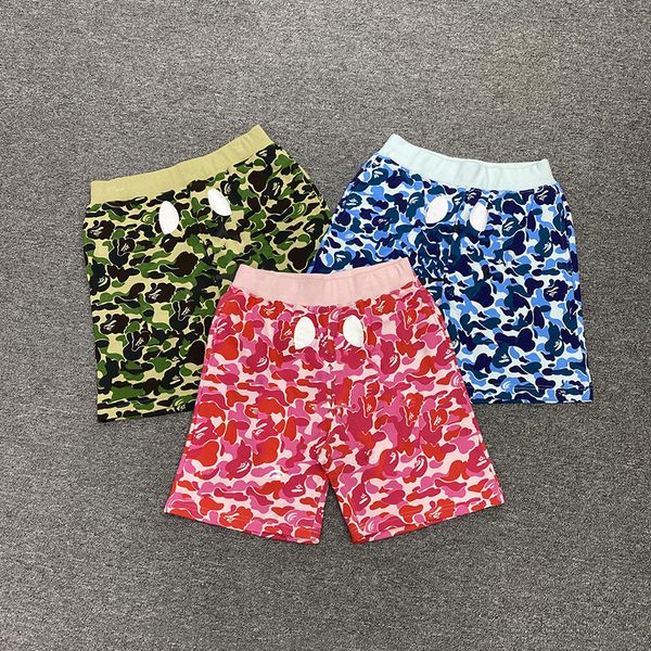 

men's shorts street beach sports pants shark summer camouflage fashion letter print shorts loose casual five points european size m-2xl, White;black