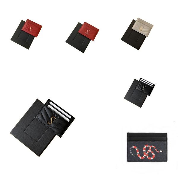 

2021 luxurys designer wallets purse holders coin wallet card holder men embossed single genuine fashion leather women273v, Red;black