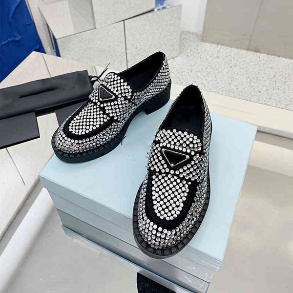 

designer shoes women square head mary jane early spring silver thick heel leffer triangle retro british metal sco4, Black