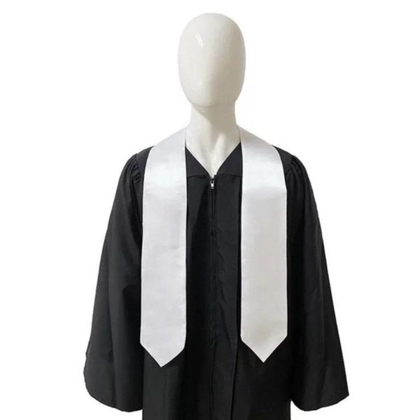 

sublimation blank graduation tie stoles grad party gift for students 60 70 inches polyester heat transfer graduation shawl