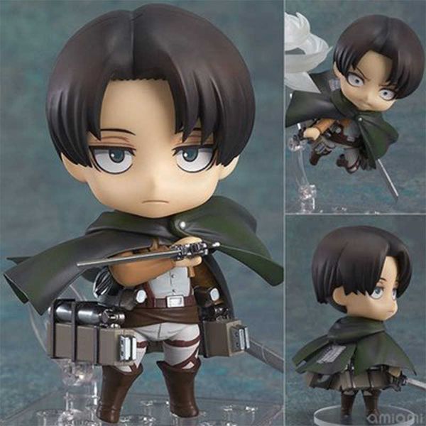 

huiya01 japanese anime figure diy kawaii hand-made model attack on titan q version of clay pvc action captain allen hand model g0911