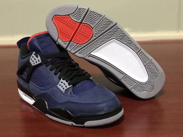 

shoes 4 winter man basketball designer loyal blue white habanero red black iv suede trainers
