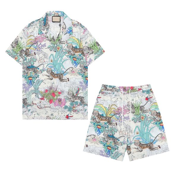 

designer shirts beach shorts mens hawaii floral print bowling shirt casual shirts men short sleeve pants variety dress, White;black