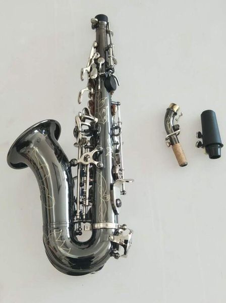 

advanced antique soprano saxophone curved soprano sax