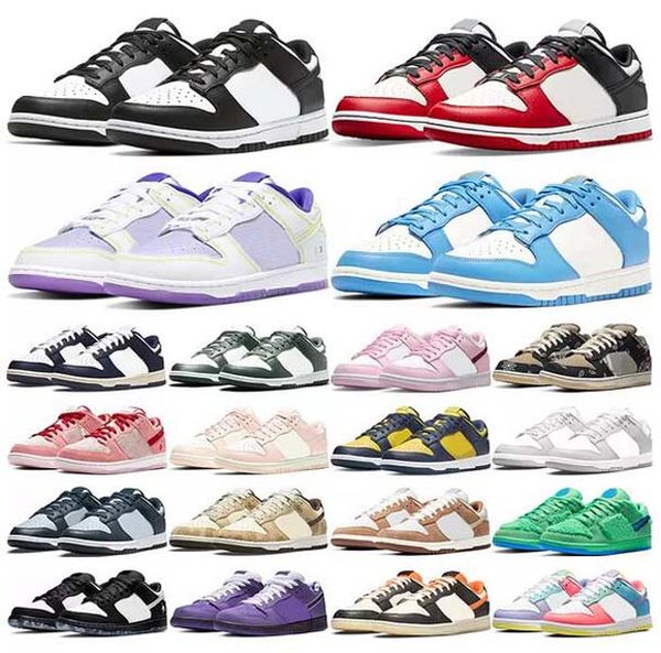 

fashion low pro dress shoes trainer panda pigeon unc black white grey chunky men women designer sneakers eur 36-44