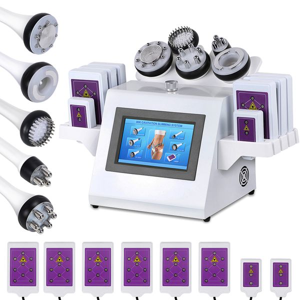

6 in 1 lipolaser cavitation slimming machine fr lipo laser 80k vacuum ultrasound slim equipment