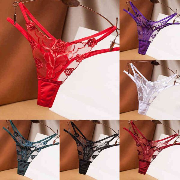 

bikinis lingerie femme women thong panties lingerie for women set bra thong lace pants ladies brief underwear w220324, Red;black