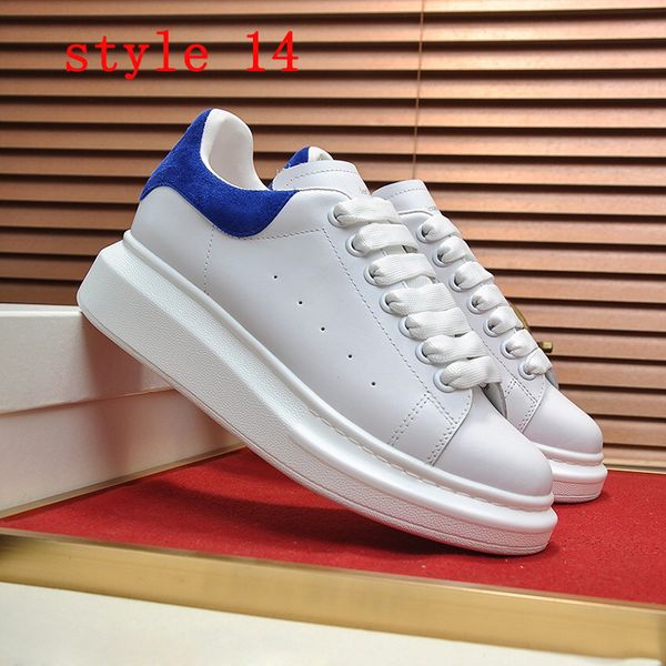 

fashion men's and women's training shoes real leather platform classic white sneakers outdoor designer for men youth campus shoe w, Black