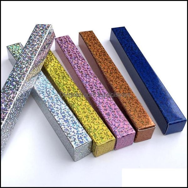 

13styles eyeliner gift box size 1.6*1.6*14.5cm sier gold black pen packaging paper case lipstick package sample drop delivery 2021 other hea