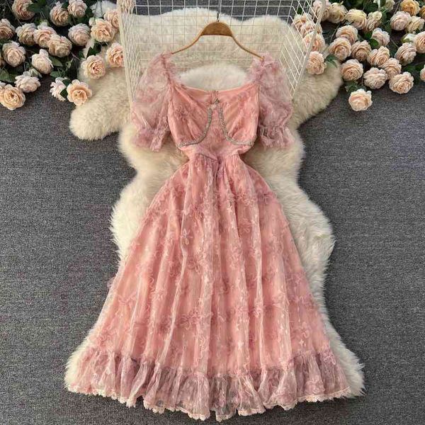 

casual dresses french light luxury celebrity sweet first love dress, girl friend close waist thin medium length knee skirt p5sz, Black;gray