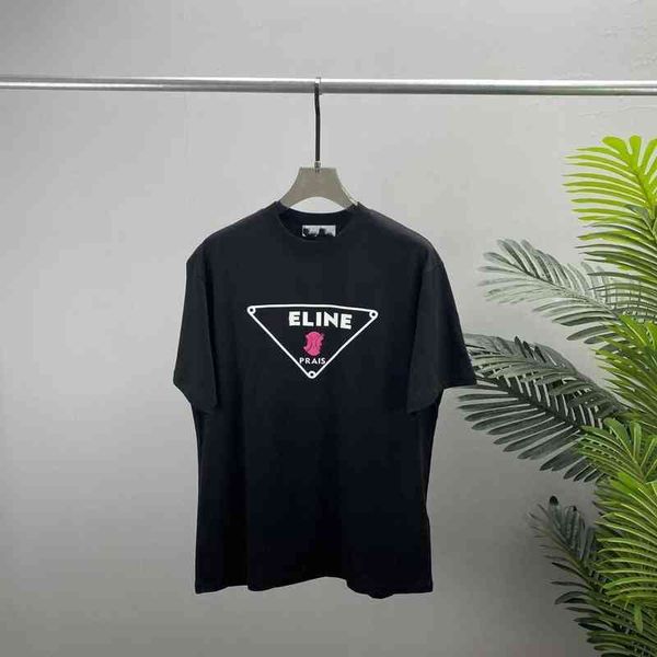 

spring new casual neck t-shirt for men women loose versatile, White;black