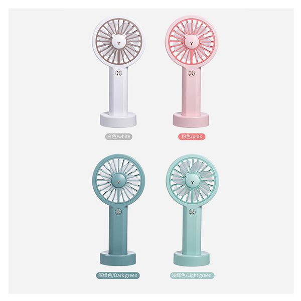 

New Electric Fans Office Desktop Small USB Charging Big Wind Silent Student Dormitory Hand-held Fan Wholesale