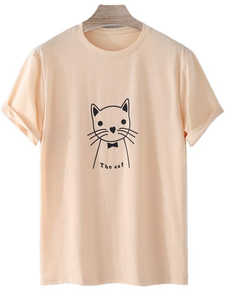 

men letter & cartoon graphic tee q0i2#, White;black