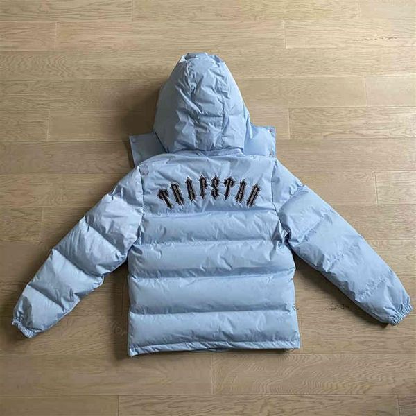

trapstar men luxury designer fleece warm jacket embroidered letters windshield hoodie men's and women's street3023, Black