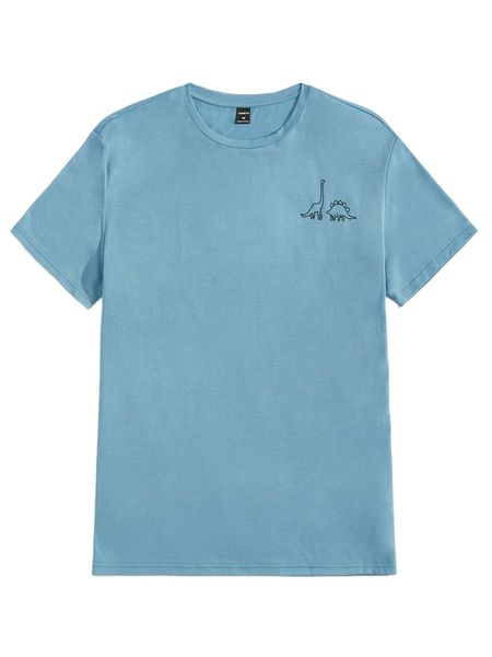 

men dinosaur print tee j4bx#, White;black