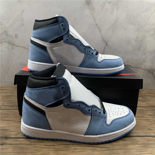 

designer shoes jumpman 1 og university blue basketball mens 1s high sports sneakers size us7-13