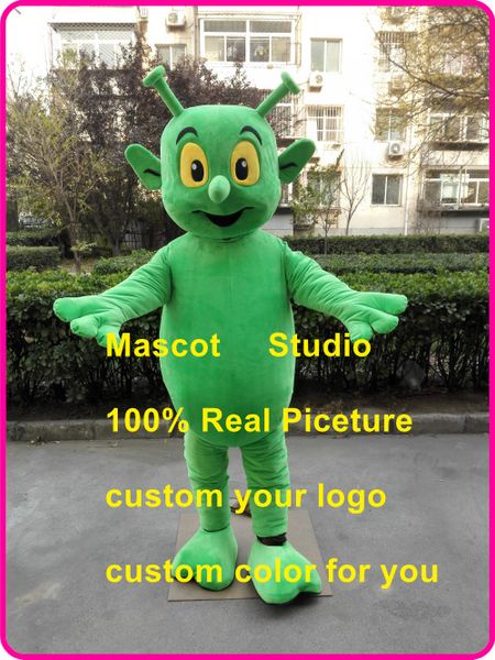 

mascot doll costumegreen alien mascot costume e t custom fancy costume anime kits mascotte fancy dress carnival costume 401550, Red;yellow