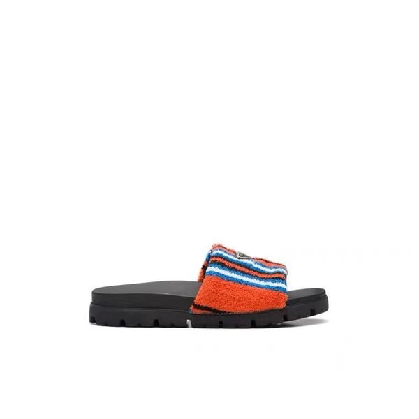 

2022 new rainbow sandals for women in, Black