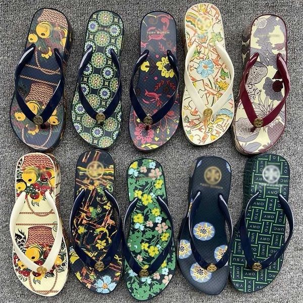 

56% off 2022 thick bottom beach herringbone slippers summer new flower series pinch toe wedge heel wear sandals for women, Black