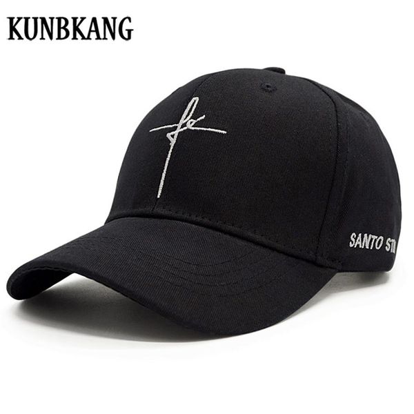 

ball caps couple cross baseball cap men women embroidery cotton faith letter snapback dad hat casual hip hop bone326b, Blue;gray
