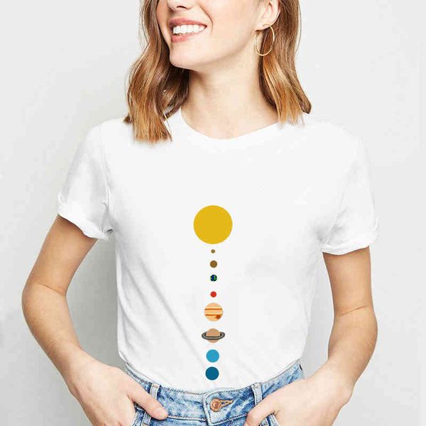 

women's t-shirt 2022 women's summer trend printed short sleeved t-shirt y248, White