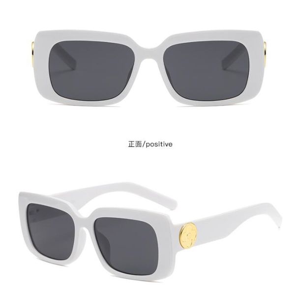 

2022 white letter sunglasses for women luxury brand glasses - uv400 men's leisure visor goggles wholesale, White;black
