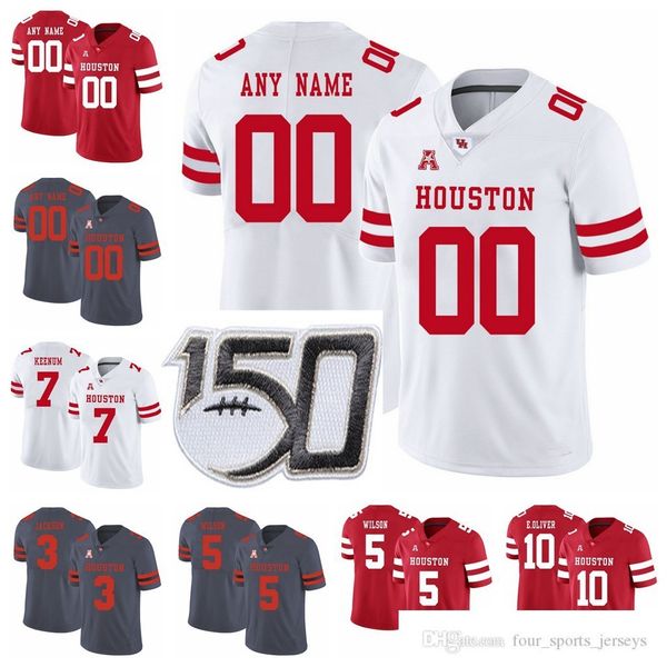 

ncaa houston cougars college football jerseys d'eriq king jersey greg ward jr. wilson whitley kyle porter jeremy singleton jerseys cust, Black