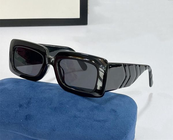 Designer Sonnenbrille für Frauen Männer Sommerstil 0811 Anti-Ultraviolett-Rechteck Sonnenbrille Retro Platte Quare Full Frame Womens Mode Brille zufällige Box