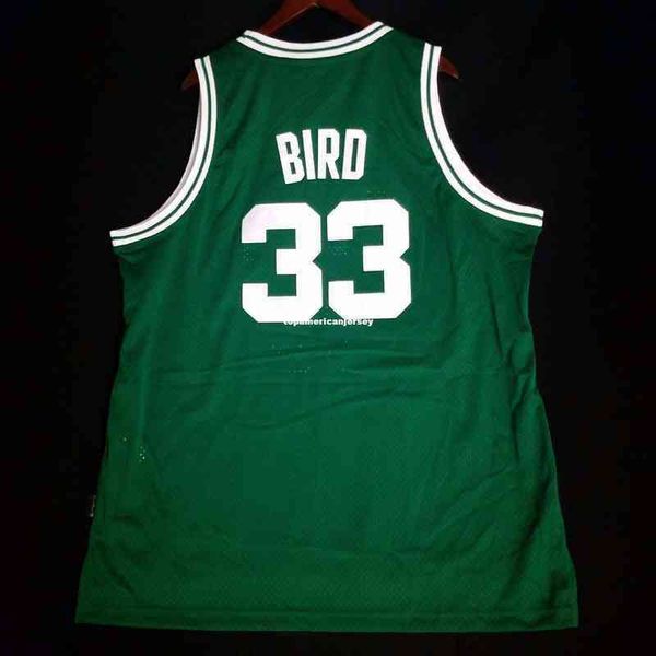 

100% stitched larry bird #33 soul vest wholesale jersey mens vest size xs-6xl stitched basketball jerseys vest shirt, Black