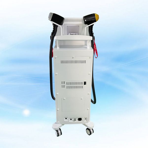 

new 2 handle diode laser hair removal machine beautiful factory whole sales price spa clinic use, Black