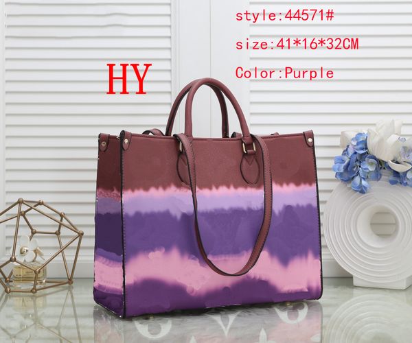 

women's designers luxury famous shoulder bag totes purse handbag message bags cluth brand classic crossbody pu leather #44571 41cm grad
