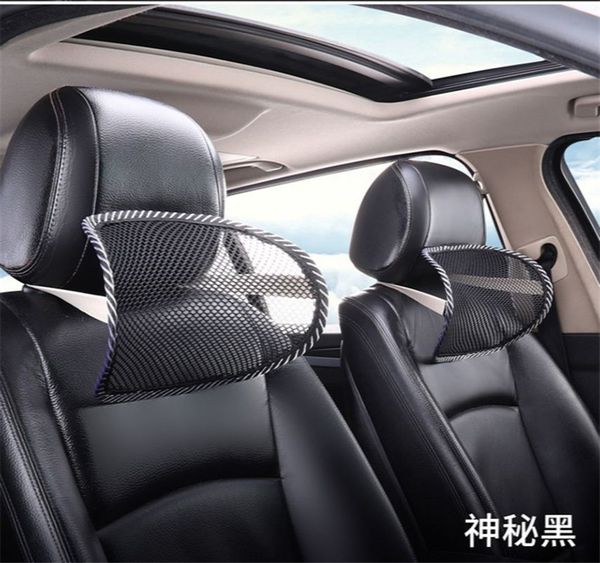 

universal car neck pillows chair massage support mesh rest headrest cushion pillow interior accessories