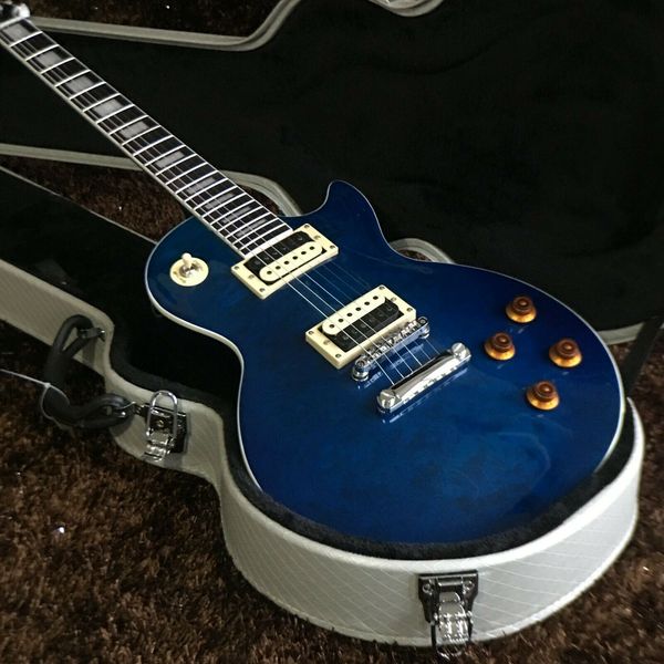 

guitar factory customized electric guitar deep blue