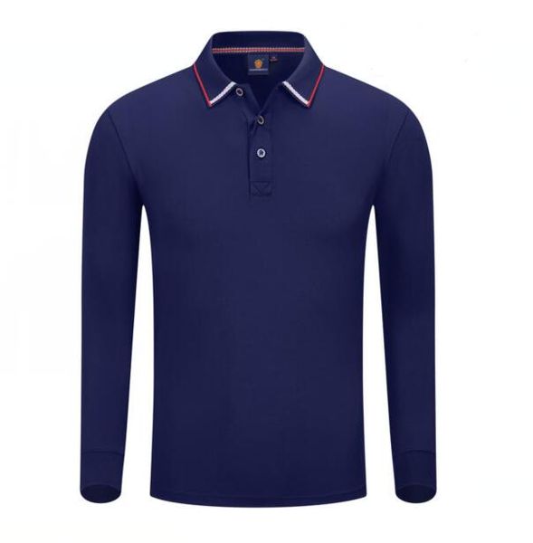 

long sleeve polo ,man solid color polos, White;black