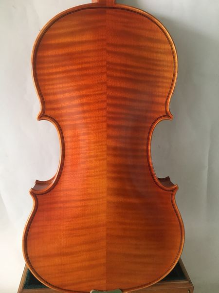 

4/4 violin european tone flamed maple old spruce violin