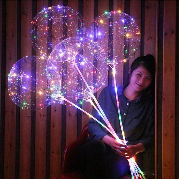 

bobo balloon 20 inch led string light with 3m led strip wire luminous decor188a