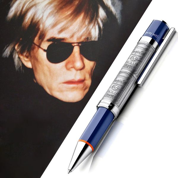 

yamalang limited special andy warhol pens metal ballpoint pen stationery office school supplies