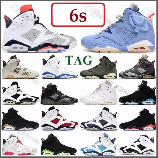 

2022 with box the latest 6 6s basketball shoes mint foam cactus university blue electric green bordeaux paris hare unc infrared white men