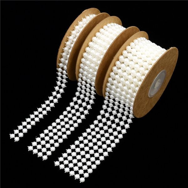 Filo di cotone mezza palla connessione perline fai -da -te collana bracciale accessori per matrimoni decorazione torta imitazione perla 2yards 1222842