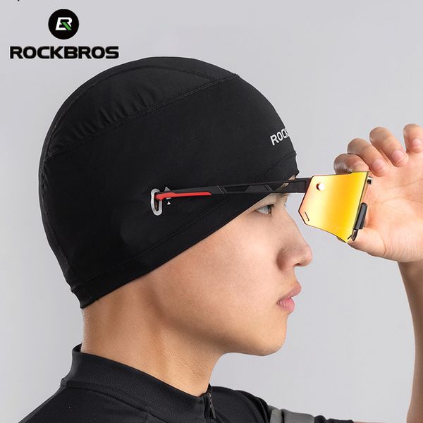 ROCKBROS Radfahren Damen Herren Mütze Balaklava mit Brillenlöchern Anti-UV hohe Elastizität atmungsaktiv reflektierende Bandana Hut 220513